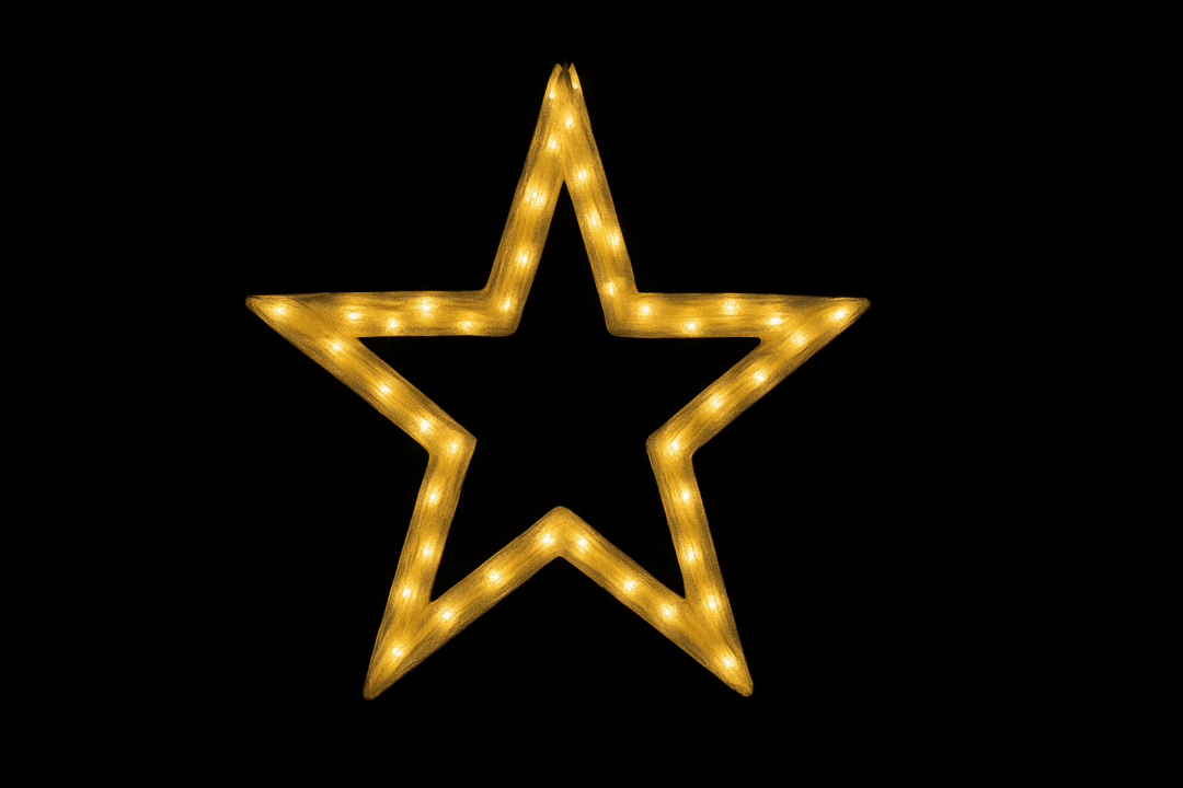 2D MOTIF GLOW STAR