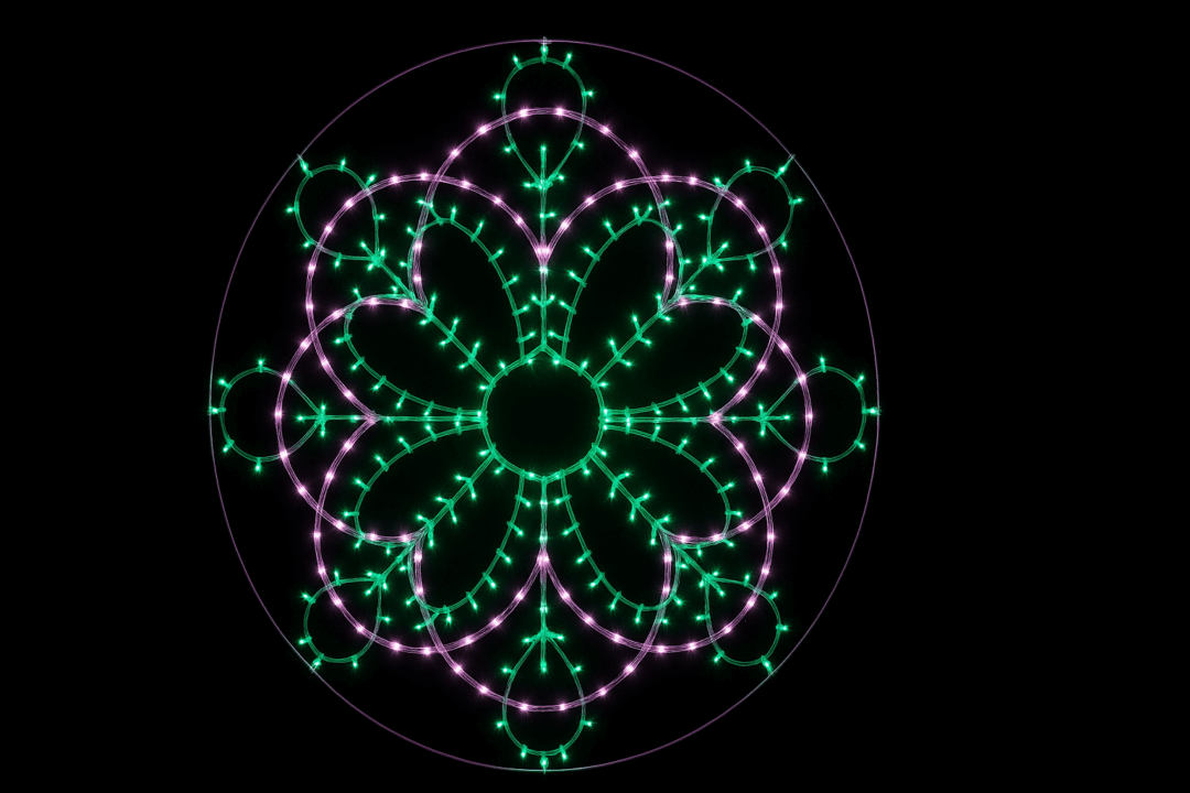2D MOTIF FLOWER CRYSTAL B