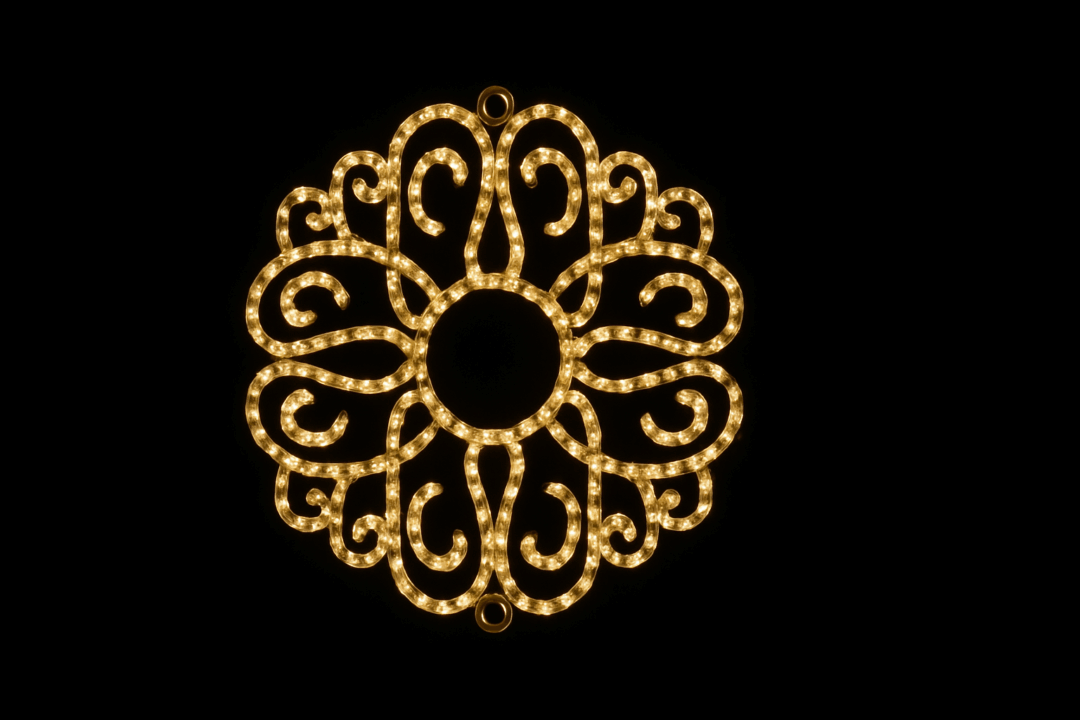 2D MOTIF FLOWER CRYSTAL C