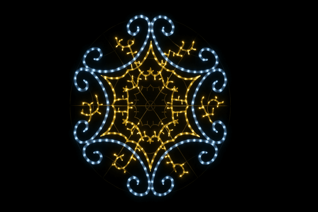 2D MOTIF GRANDESNOW SNOW CRYSTAL A