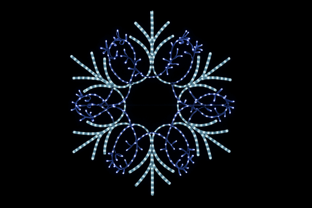 2D MOTIF GRANDESNOW SNOW CRYSTAL B